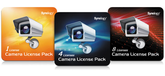 Synology CAMPACK8, Kameralizenzpaket, 8 Kameras Synology CAMPACK8, Kameralizenzpaket, 8 Kameras